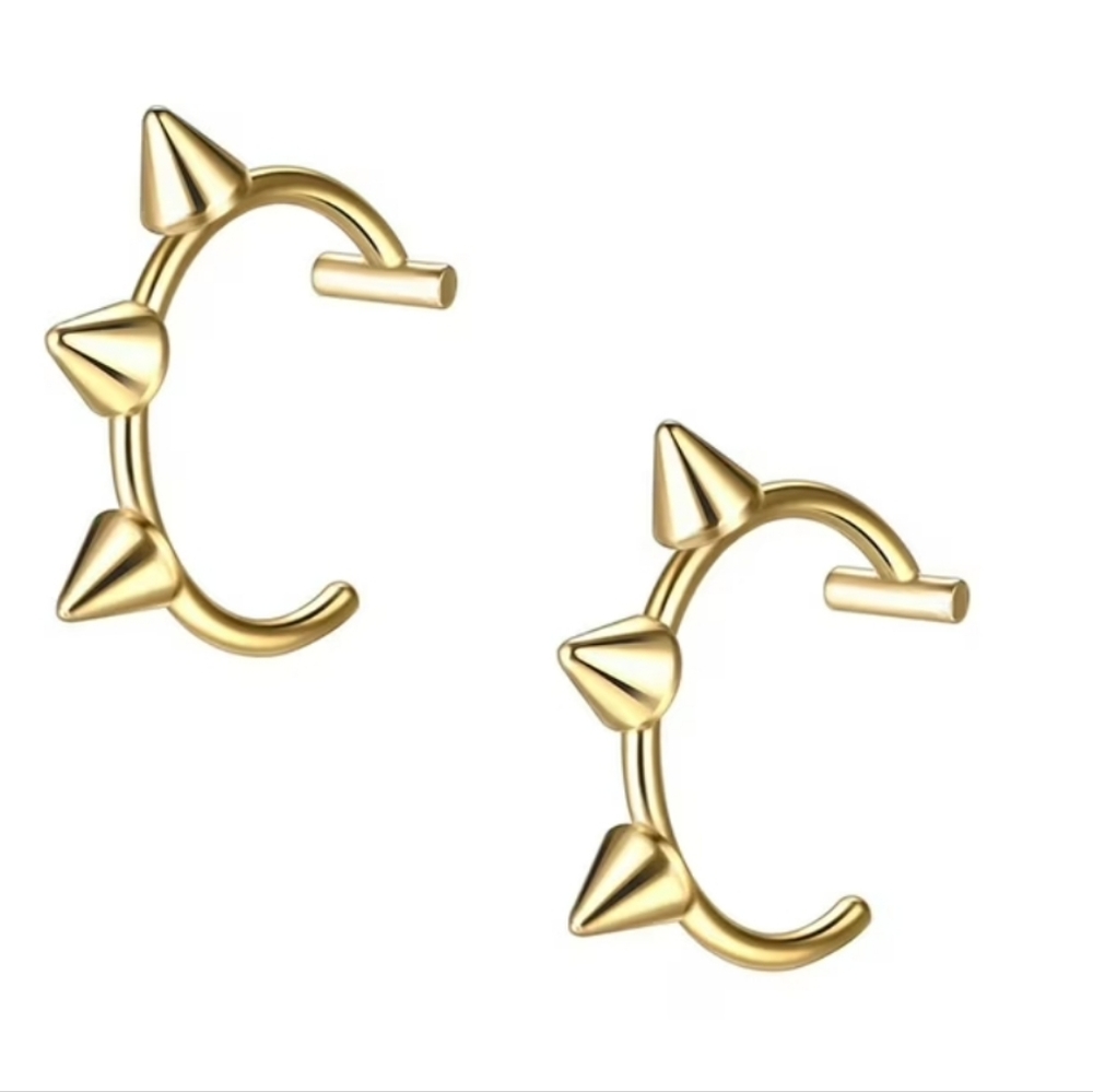 2 Fake Lip Rings - Picture 3 of 5